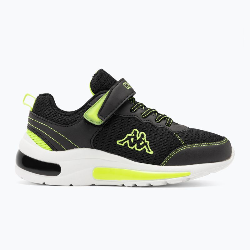 Παιδικά παπούτσια Kappa Larus black/lime 2