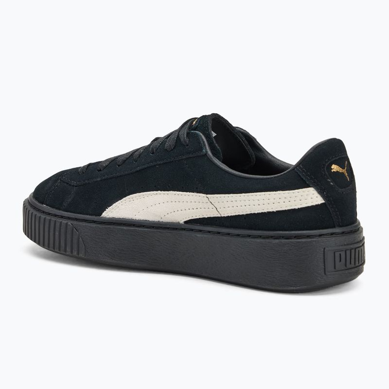 Puma Suede Platform γυναικεία παπούτσια μαύρο/puma λευκό 3