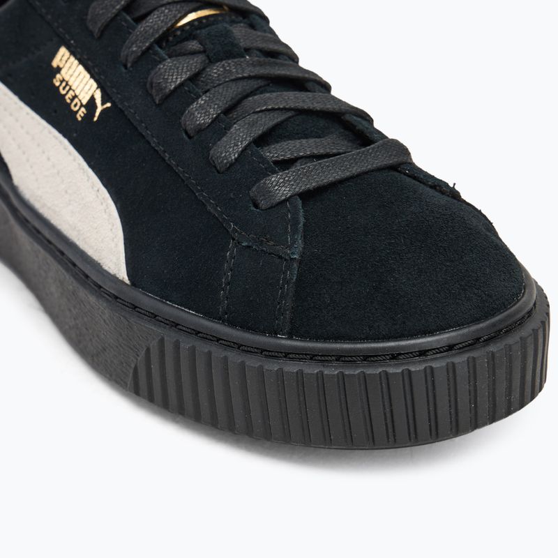 Puma Suede Platform γυναικεία παπούτσια μαύρο/puma λευκό 7