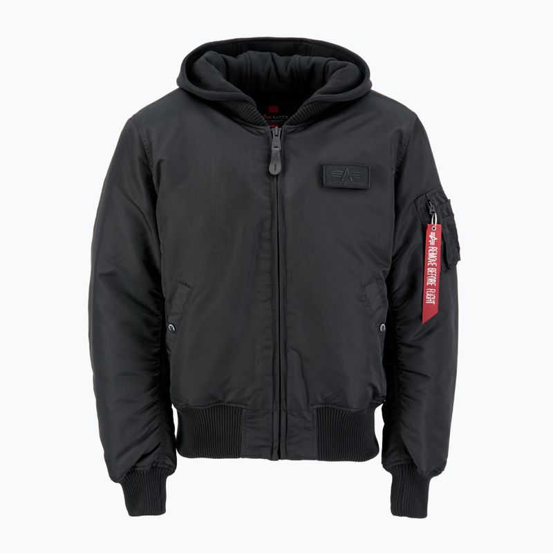 Alpha Industries ανδρικό μπουφάν MA-1 ZH Back Print μαύρο / αντανακλαστικό