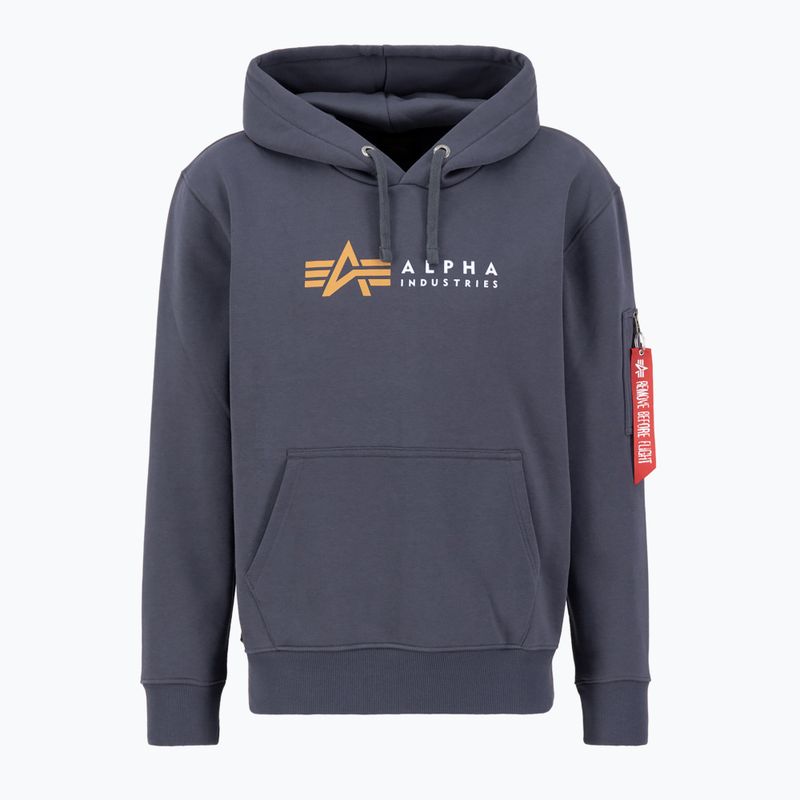 Ανδρικό φούτερ Alpha Industries Alpha Label γκρι/μαύρο