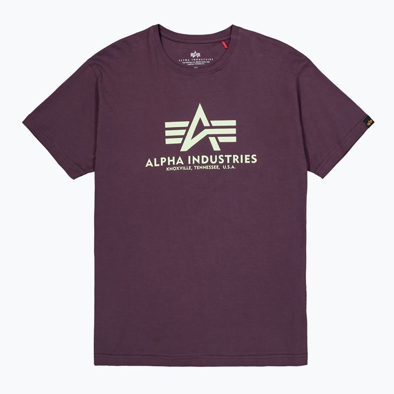 Alpha Industries ανδρικό μπλουζάκι Basic plum t-shirt