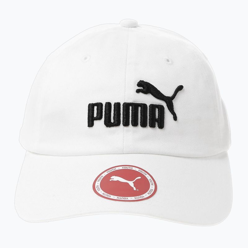 Παιδικό καπέλο μπέιζμπολ PUMA Ess Cap Jr puma white/no.1 3