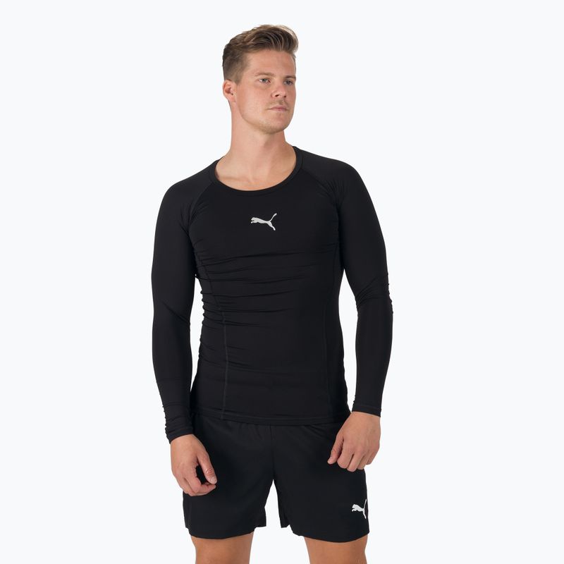 PUMA ανδρική ποδοσφαιρική φανέλα Liga Baselayer Tee μαύρο 655920 03