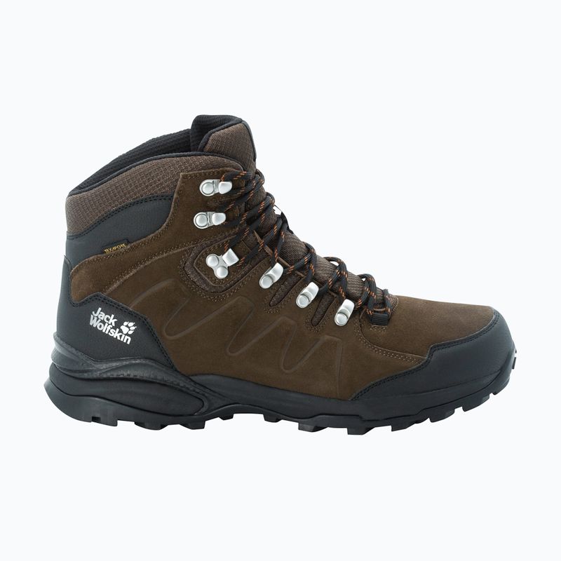 Jack Wolfskin Refugio Texapore Mid καφέ/phantom ανδρικές μπότες πεζοπορίας 12