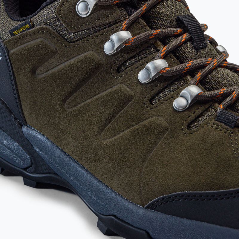 Jack Wolfskin ανδρικές μπότες Trekking Refugio Texapore Low πράσινες/μαύρες 4049851 8