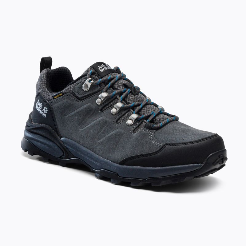 Jack Wolfskin ανδρικές μπότες Trekking Refugio Texapore Low γκρι-μαύρο 4049851