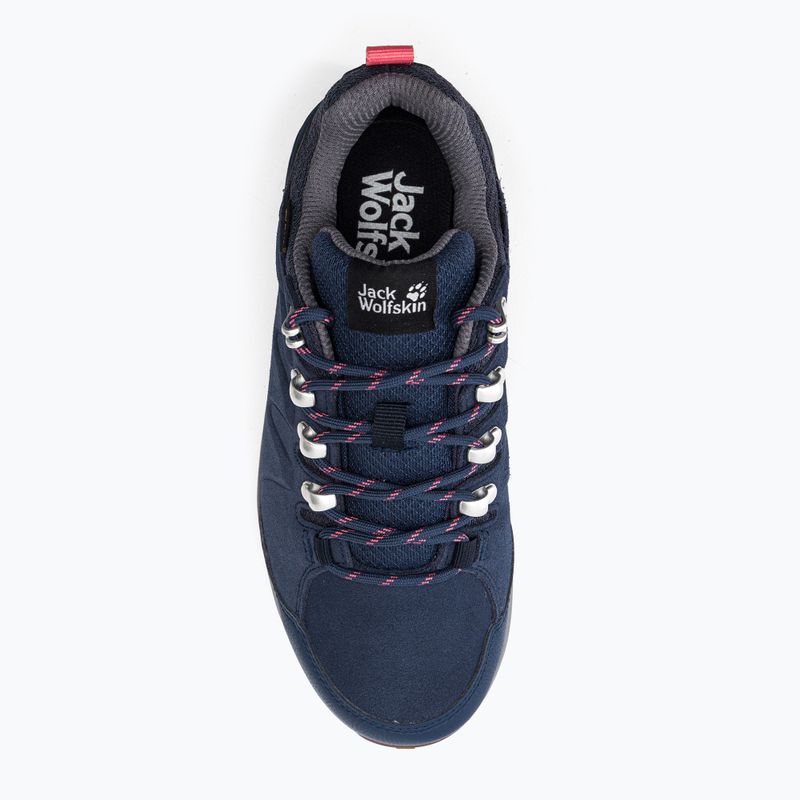 Jack Wolfskin γυναικείες μπότες πεζοπορίας Refugio Texapore Low navy blue 4050821 6