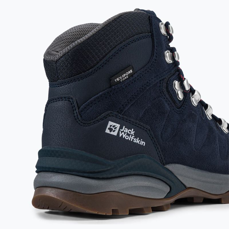 Jack Wolfskin γυναικείες μπότες πεζοπορίας Refugio Texapore Mid navy blue 4050871 8