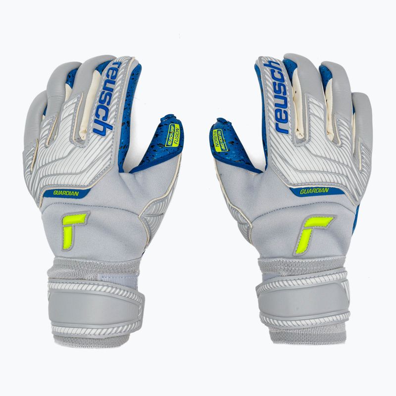 Reusch Attrakt Fusion Guardian γκρι γάντια τερματοφύλακα 5270985