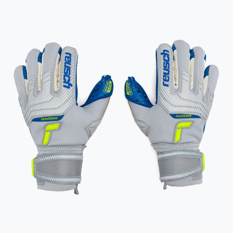 Reusch Attrakt Fusion Finger Support Guardian γκρι παιδικά γάντια τερματοφύλακα 5272940 3