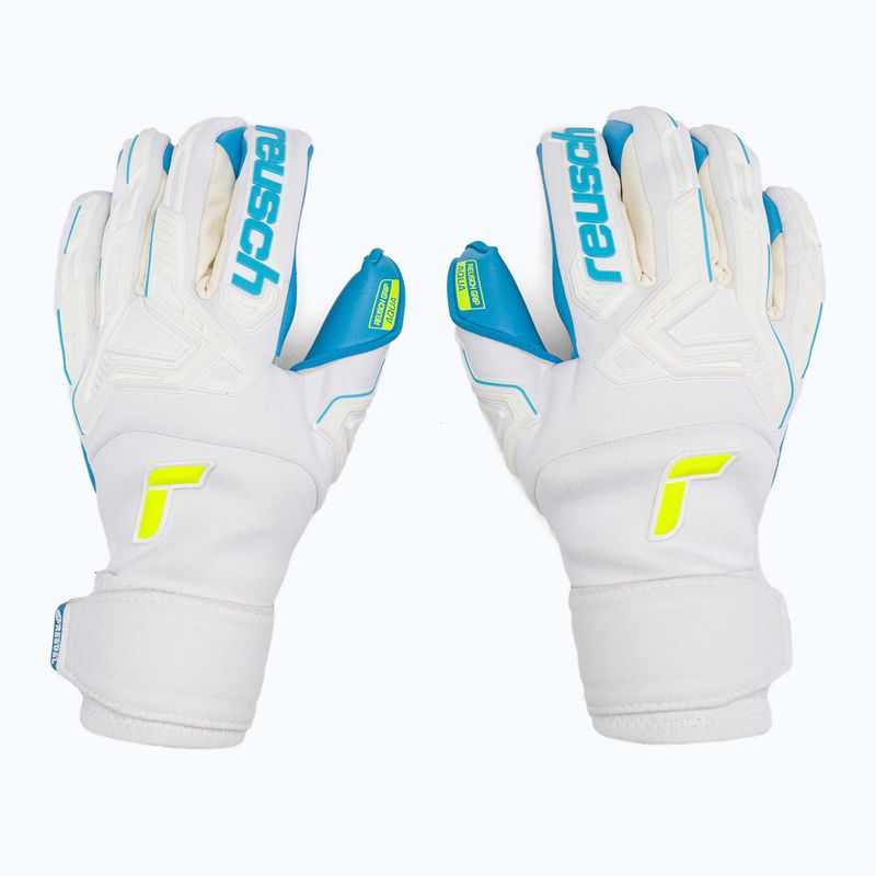 Reusch Attrakt Freegel Aqua Αντιανεμικά γάντια τερματοφύλακα λευκά 5270459