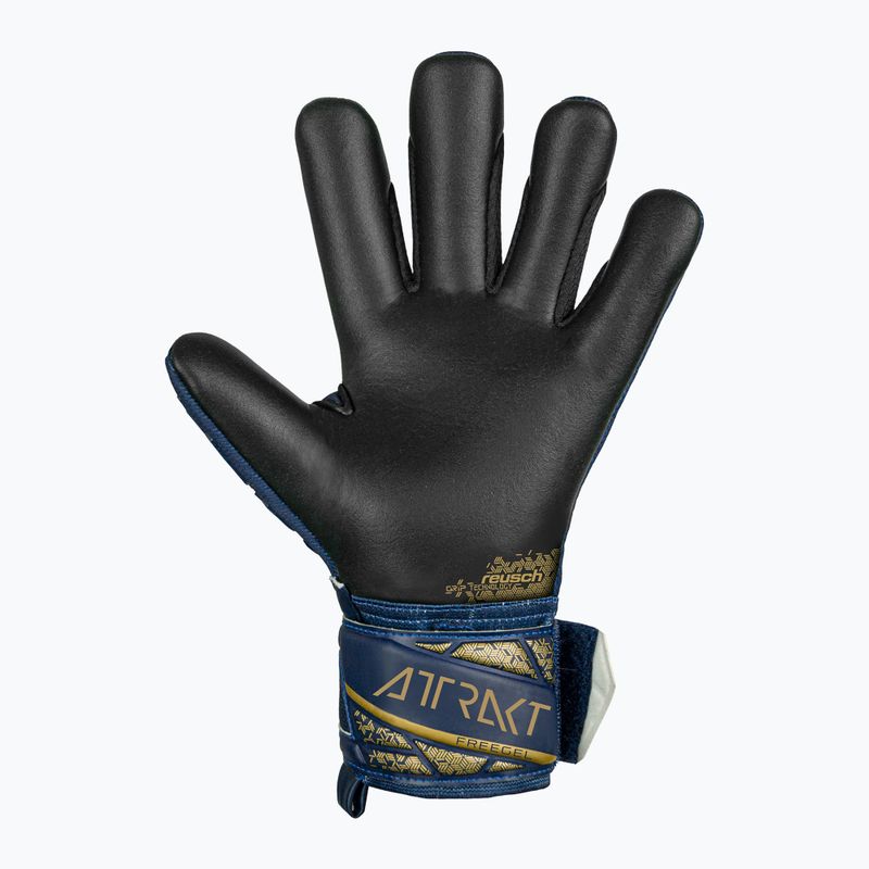 Παιδικά γάντια τερματοφύλακα Reusch Attrakt Freegel Silver Junior premium blue/gold/black 3