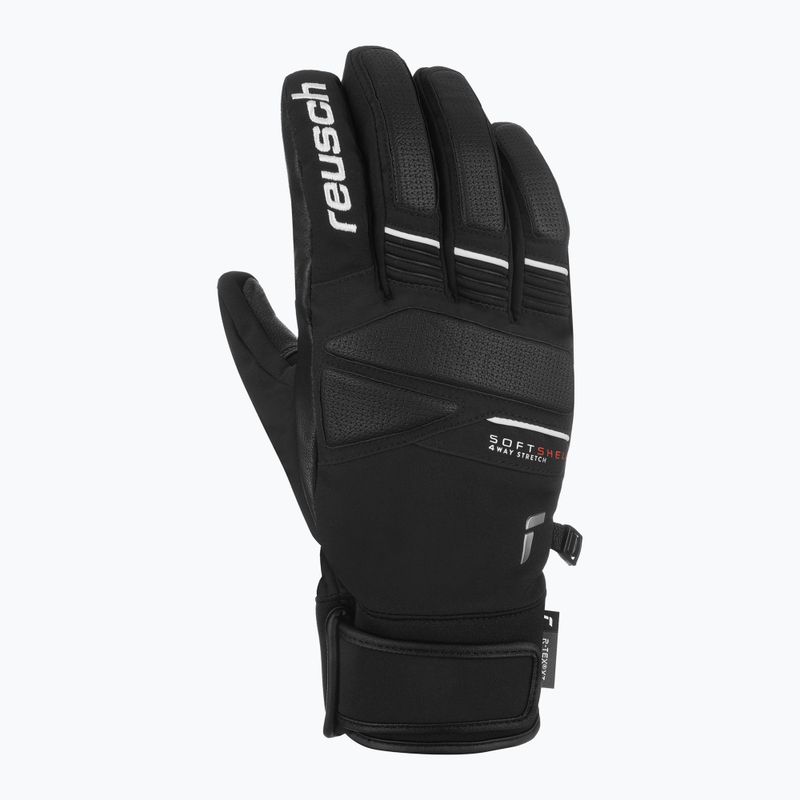 Reusch Thunder R-Tex XT μαύρο/λευκό γάντι σκι 2