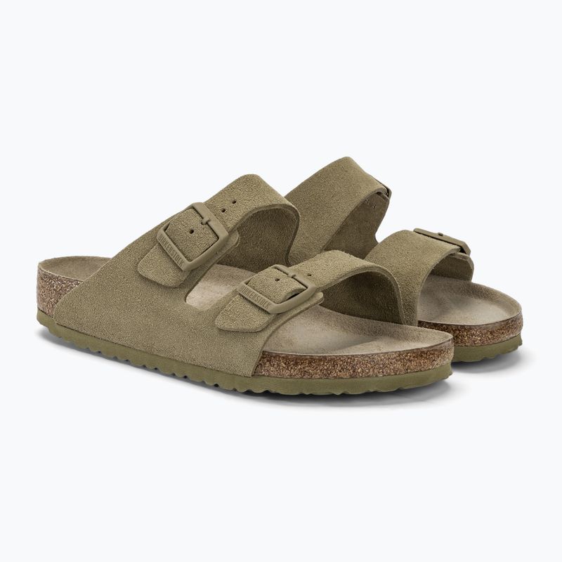 Παντόφλες BIRKENSTOCK Arizona Suede Regular faded khaki 4