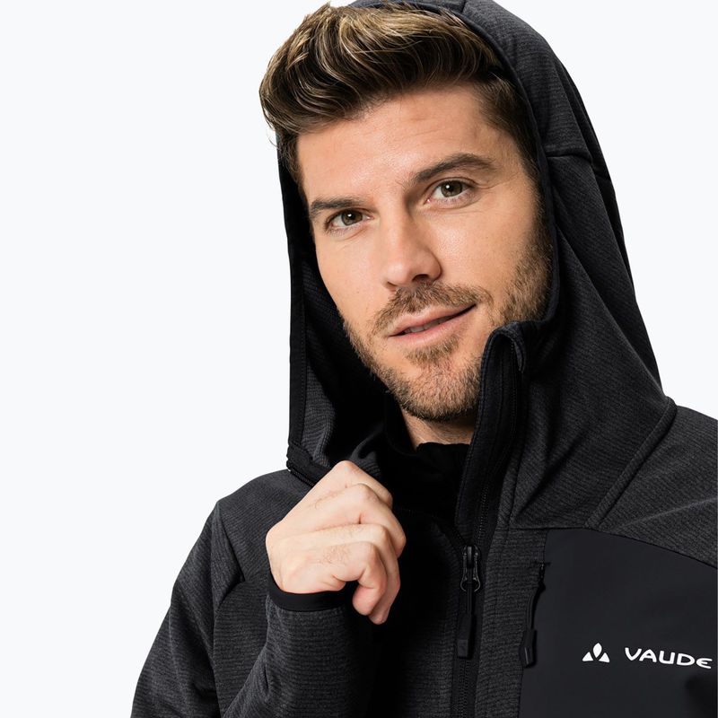 Ανδρικό φούτερ VAUDE Monviso Fleece II μαύρο 3