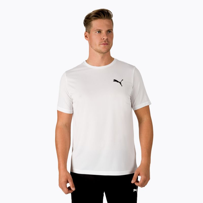 Ανδρικό μπλουζάκι προπόνησης PUMA Active Small Logo λευκό 586725 02