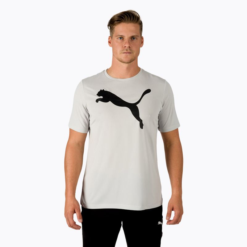 Ανδρικό μπλουζάκι προπόνησης PUMA Active Big Logo Tee γκρι 586724 09