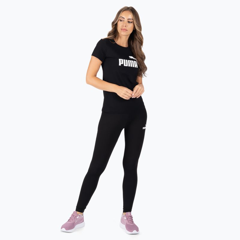 Γυναικείο μπλουζάκι προπόνησης PUMA ESS Logo Tee μαύρο 586774 01 2