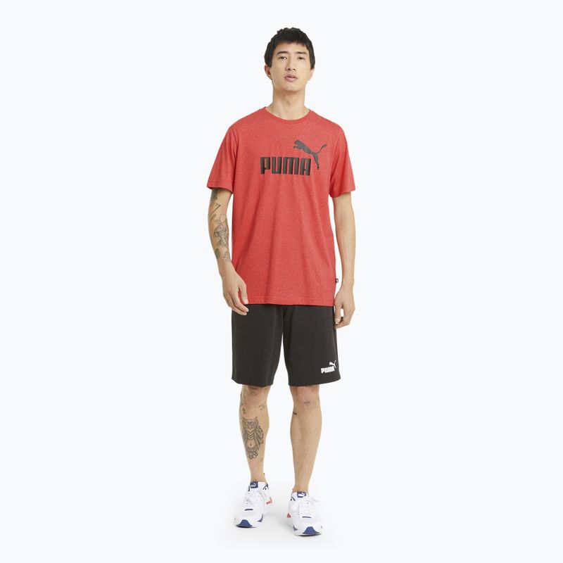 Ανδρική μπλούζα PUMA Essentials Heather Tee high risk red 2