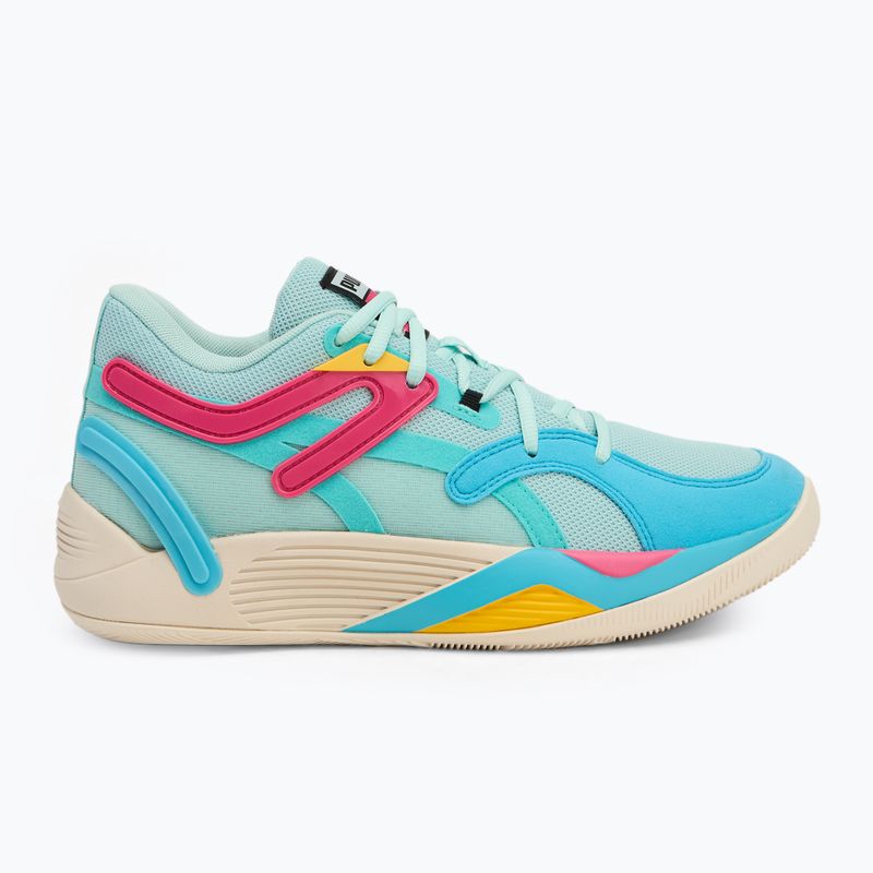 Ανδρικά παπούτσια πισίνας PUMA TRC Blaze Court eggshell blue/electro 2