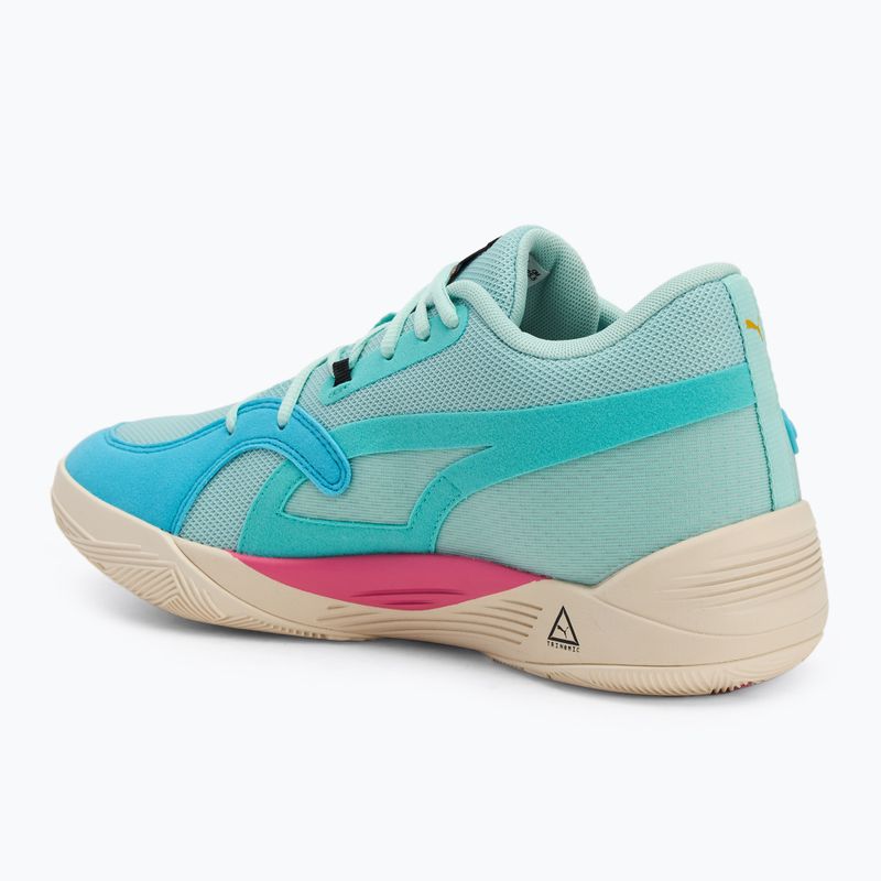 Ανδρικά παπούτσια πισίνας PUMA TRC Blaze Court eggshell blue/electro 3