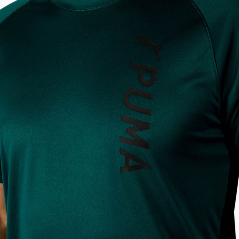 Ανδρικό μπλουζάκι προπόνησης PUMA Fit Tee πράσινο 522119 24 6