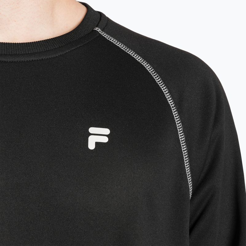 Ανδρικό φούτερ FILA Landin Raglan Crew Sweatshirt μαύρο 3