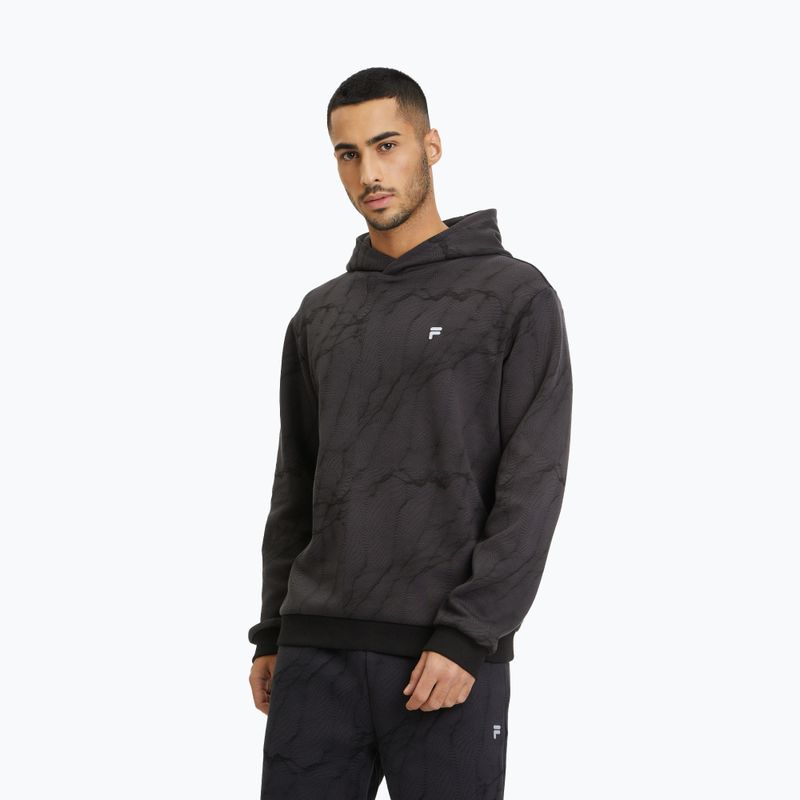 FILA ανδρικό Redford AOP Hoody phantom mars aop φούτερ