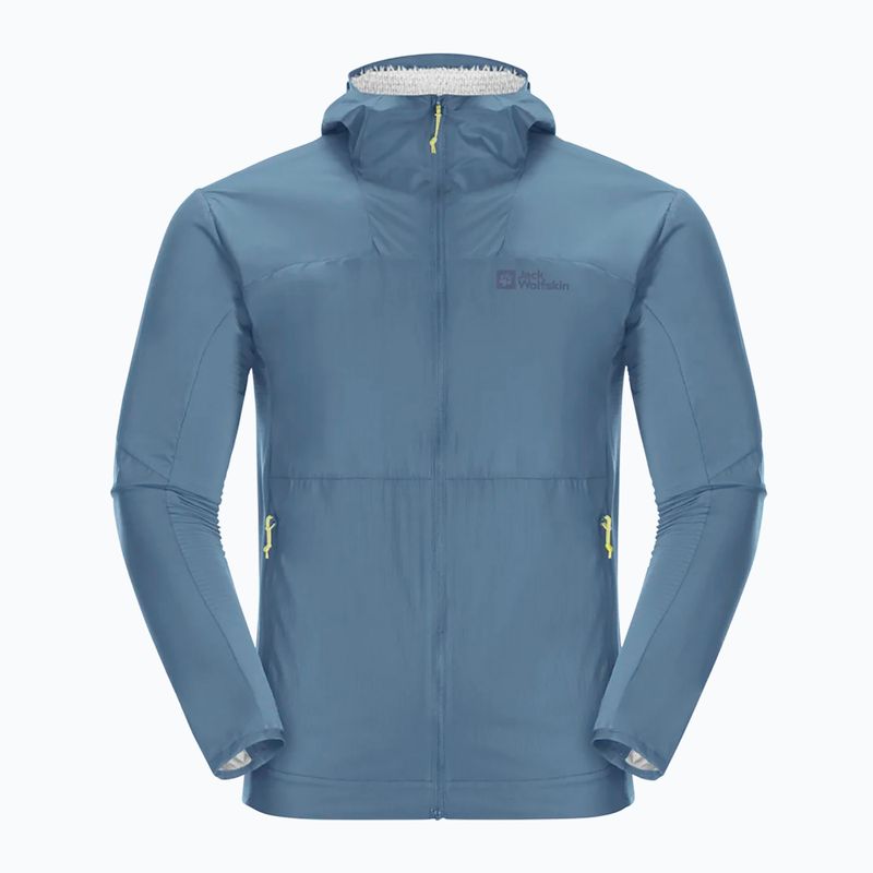 Jack Wolfskin Prelight Alpha ανδρικό υβριδικό μπουφάν elemental blue 5