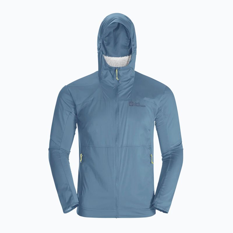 Jack Wolfskin Prelight Alpha ανδρικό υβριδικό μπουφάν elemental blue 6