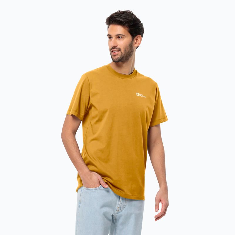 Jack Wolfskin ανδρικό μπλουζάκι Essential curry t-shirt