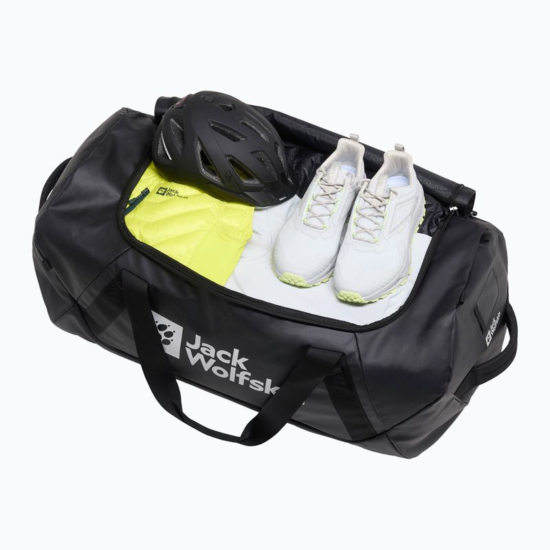 Jack Wolfskin Expdn Duffle 100 l ταξιδιωτική τσάντα μαύρο 6