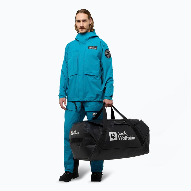 Jack Wolfskin Expdn Duffle 100 l ταξιδιωτική τσάντα μαύρο 9