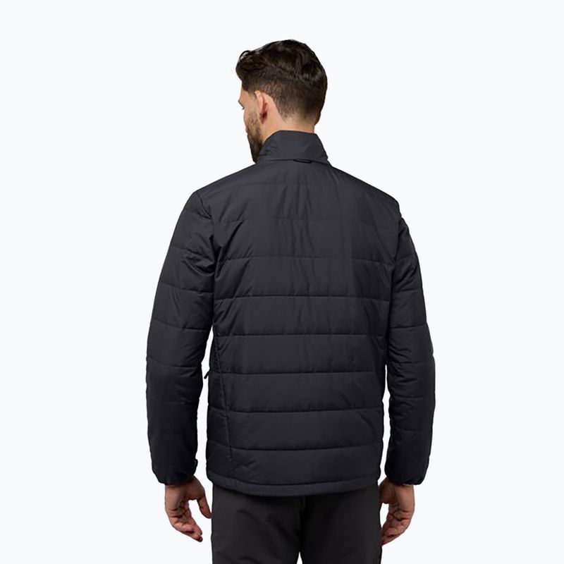 Jack Wolfskin ανδρικό τζάκετ Jasper 3In1 μαύρο ελαιόλαδο 5