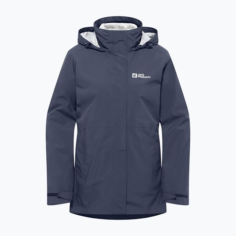 Jack Wolfskin γυναικεία φούτερ Rotwand 3In1 fleece γραφίτης 11