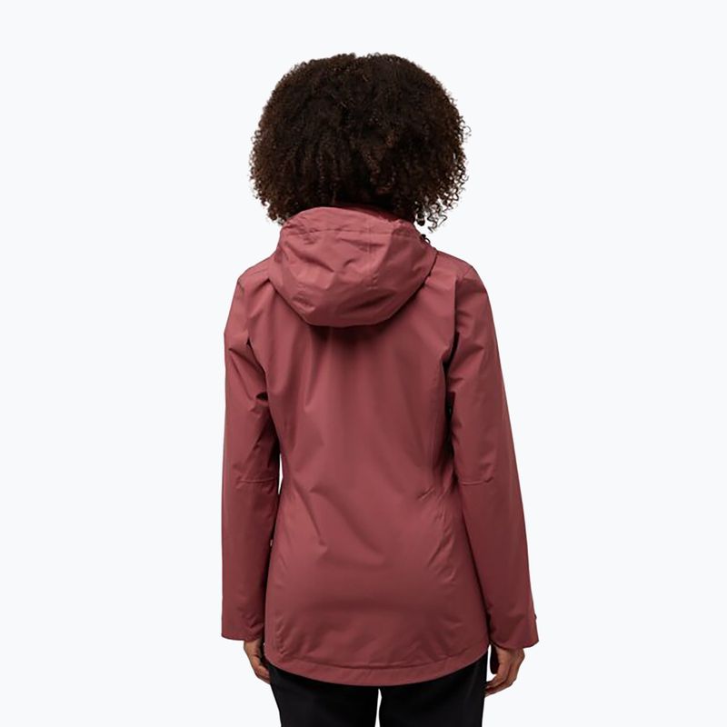 Jack Wolfskin γυναικεία φούτερ Rotwand 3In1 fleece φούτερ κόκκινη ώχρα 2