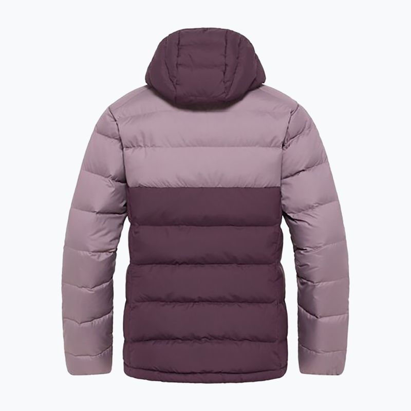 Γυναικείο πουπουλένιο μπουφάν Jack Wolfskin Ather Down Hoody midnight plum 8