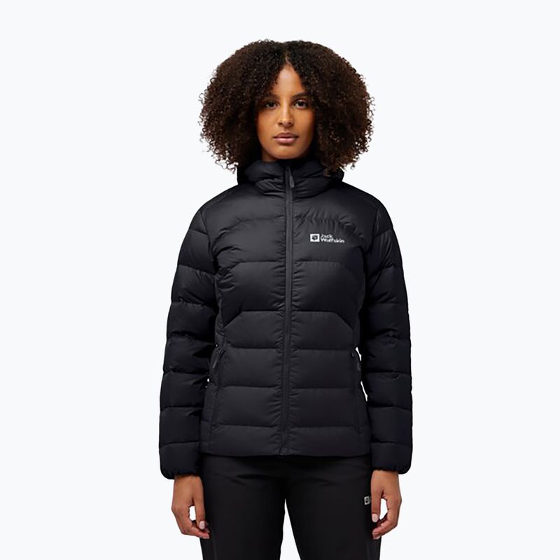 Γυναικείο πουπουλένιο μπουφάν Jack Wolfskin Ather Down Hoody black