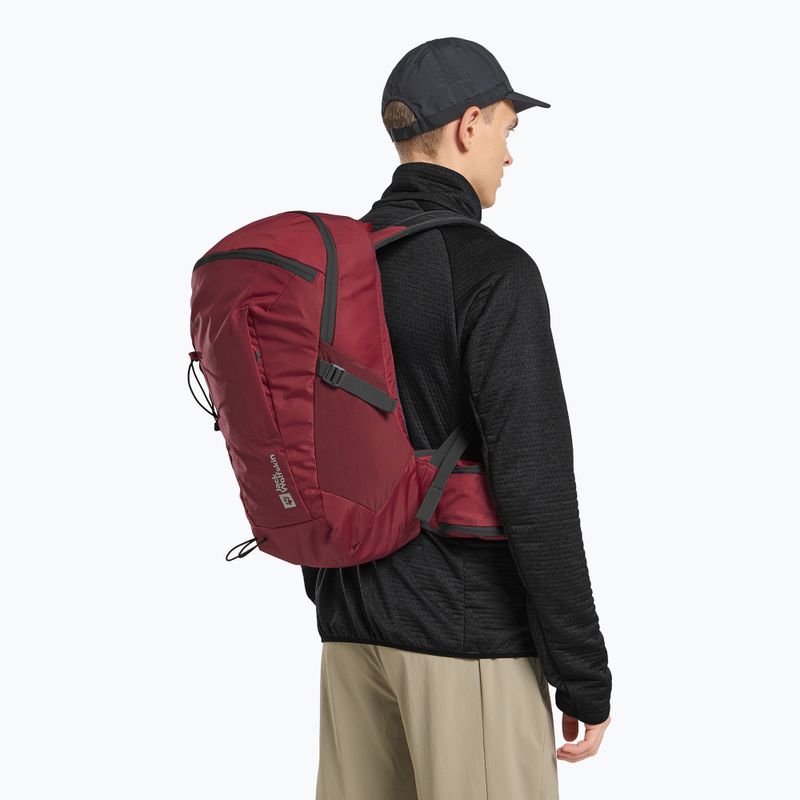 Jack Wolfskin Cyrox Shape 20 l σακίδιο πεζοπορίας βαθύ ρουμπινί 5