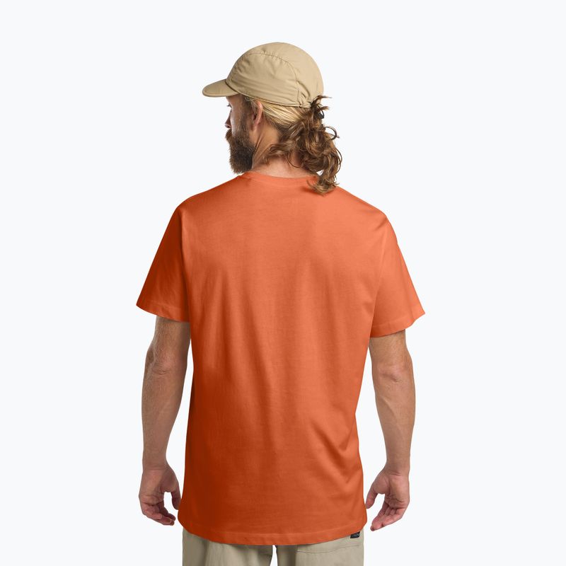 Jack Wolfskin ανδρικό t-shirt Essential καμένο πορτοκαλί 3