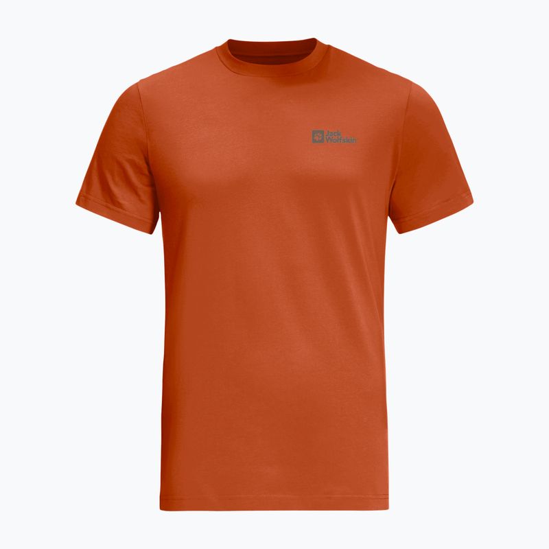 Jack Wolfskin ανδρικό t-shirt Essential καμένο πορτοκαλί 6