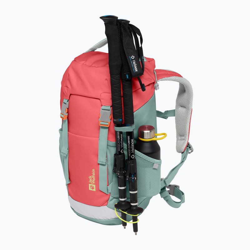 Jack Wolfskin Waldspieler 20 l ηλιοβασίλεμα κοραλλί παιδικό σακίδιο πεζοπορίας 3