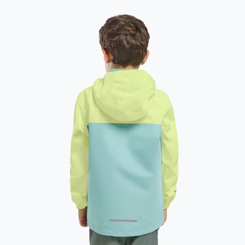 Jack Wolfskin παιδικό μπουφάν βροχής Tucan soft jade 7