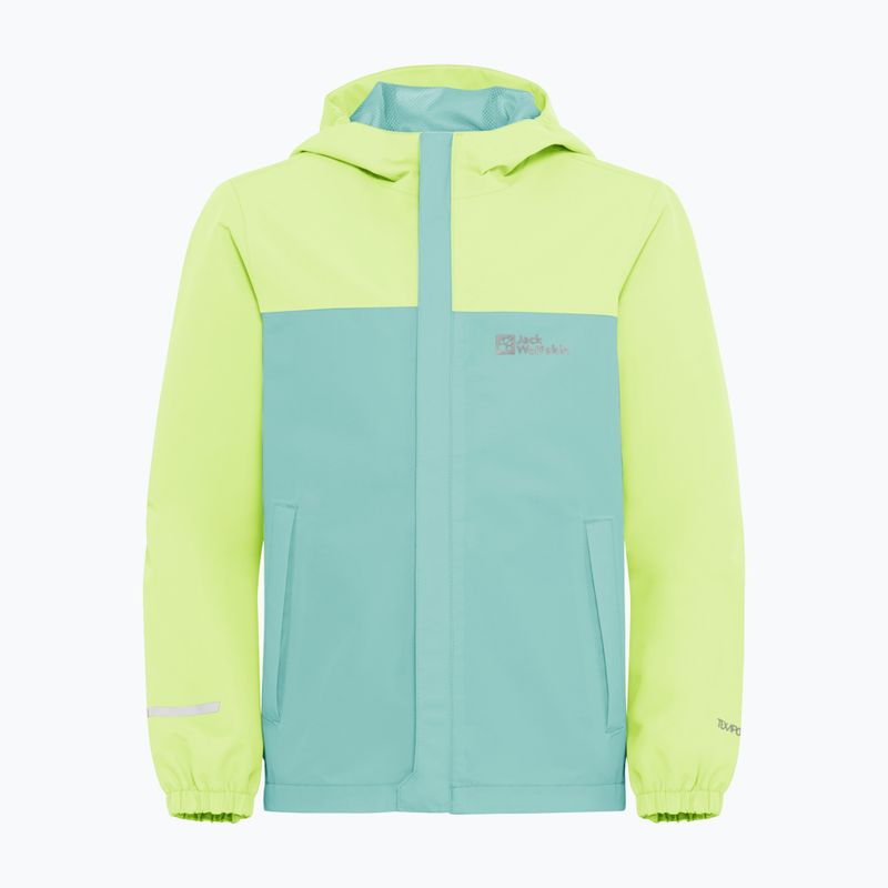 Jack Wolfskin παιδικό μπουφάν βροχής Tucan soft jade 12