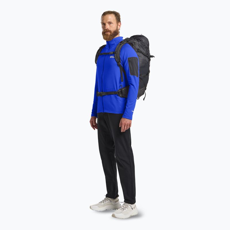 Jack Wolfskin Prelight Full Zip ανδρικό τζάκετ πεζοπορίας vibrant blue 2