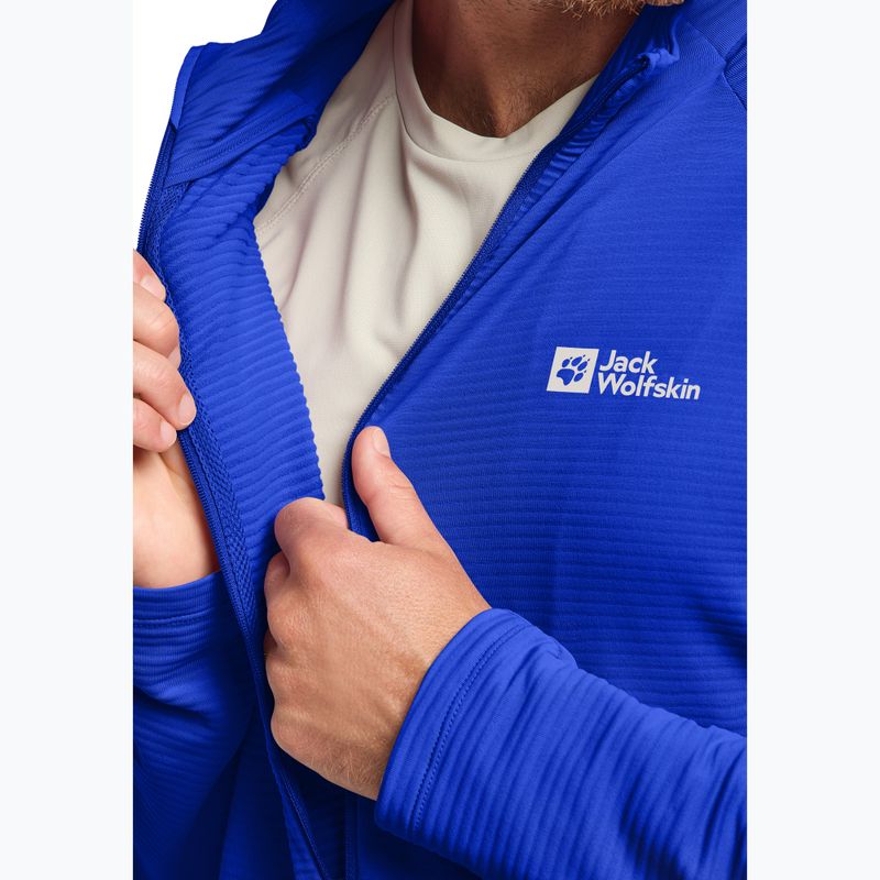 Jack Wolfskin Prelight Full Zip ανδρικό τζάκετ πεζοπορίας vibrant blue 5