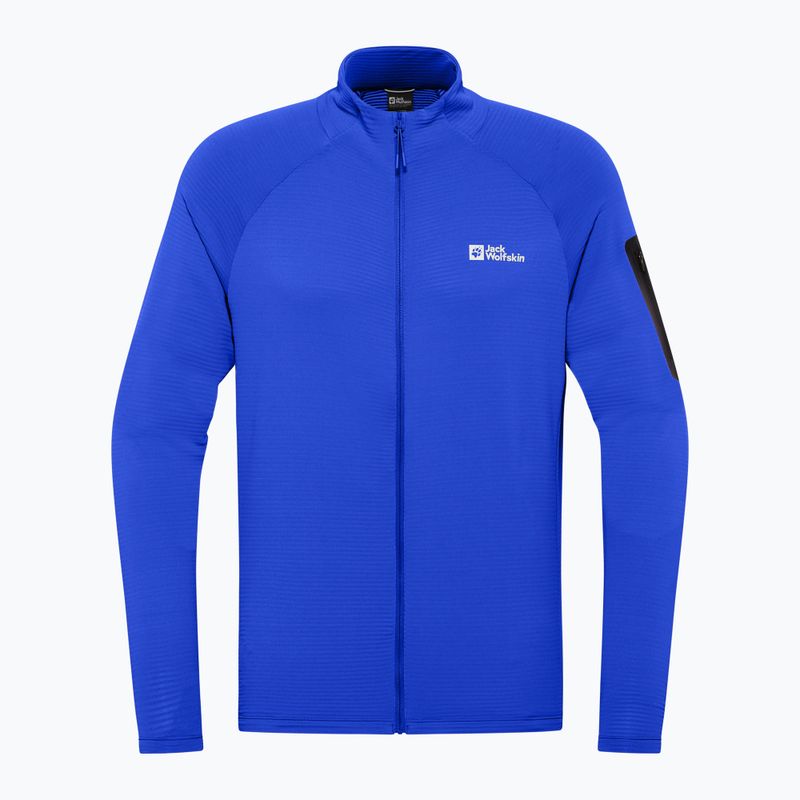 Jack Wolfskin Prelight Full Zip ανδρικό τζάκετ πεζοπορίας vibrant blue 7