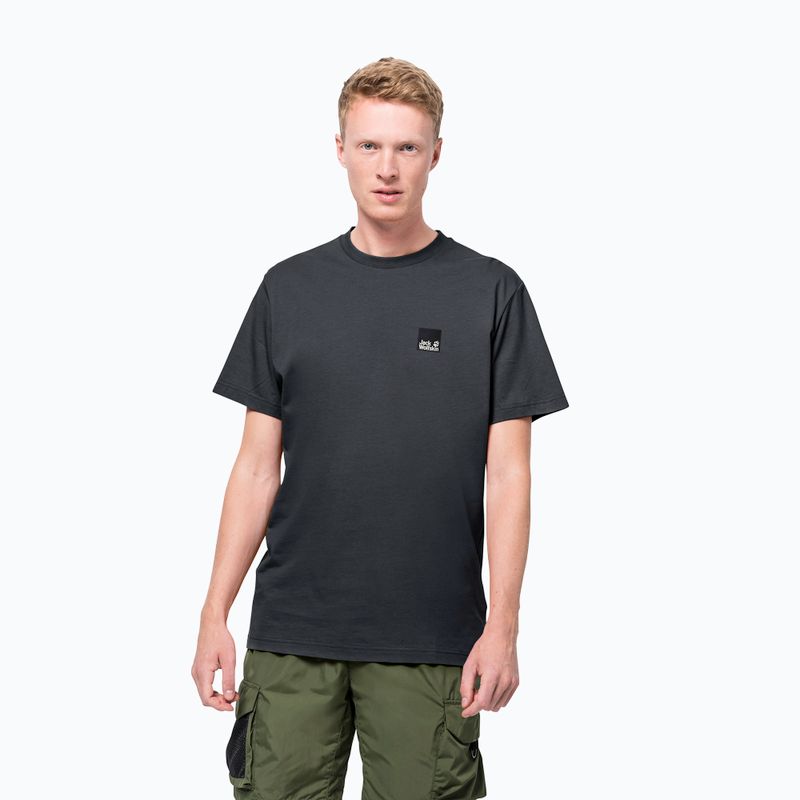 Jack Wolfskin ανδρικό t-shirt 365 σκούρο γκρι 1808132_6350