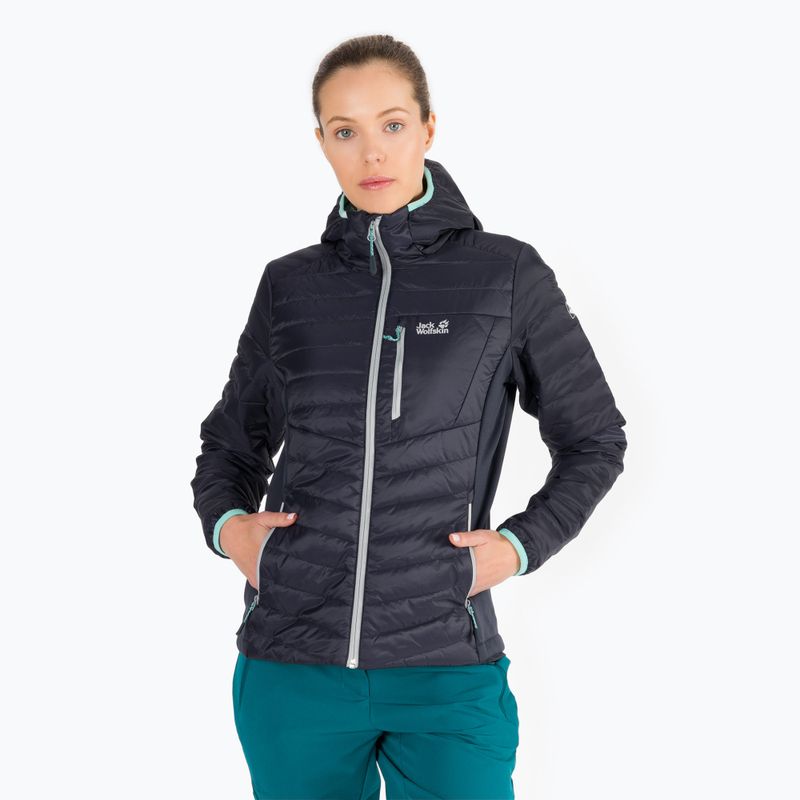 Jack Wolfskin Routeburn γυναικείο πουπουλένιο μπουφάν γκρι 1205425_1388